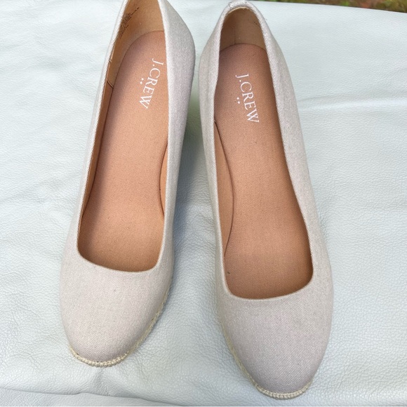 Jcrew Seville espadrille wedges in canvas, size 9.4 - Picture 11 of 11